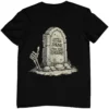 Schwarzes T-Shirt mit Sarkasmus Design