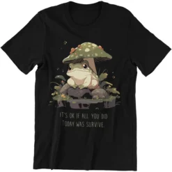 Mental Health Awareness T-Shirt mit traurigem Frosch